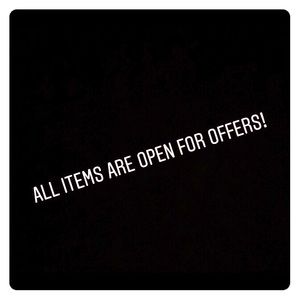 All items are open to offers!! ☺️❤️❤️